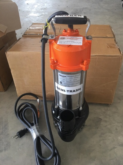 (2) UNUSED GWALKER SEMI-TRASH WATER PUMPS;