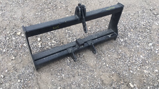 UNUSED WILDKAT SKID STEER 3 POINT HITCH;
