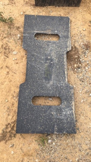UNUSED MID-STATE SOLID QUICK ATTACH PLATE;