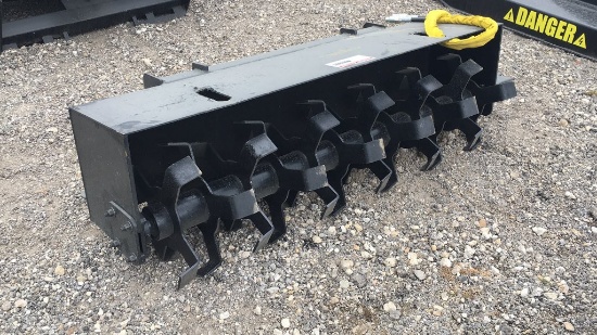 UNUSED MID-STATE TILLER;