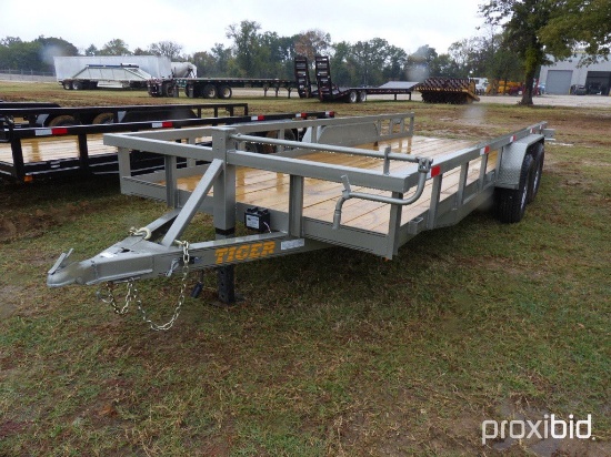 UNUSED 2017 TIGER 20' T/A TRAILER;