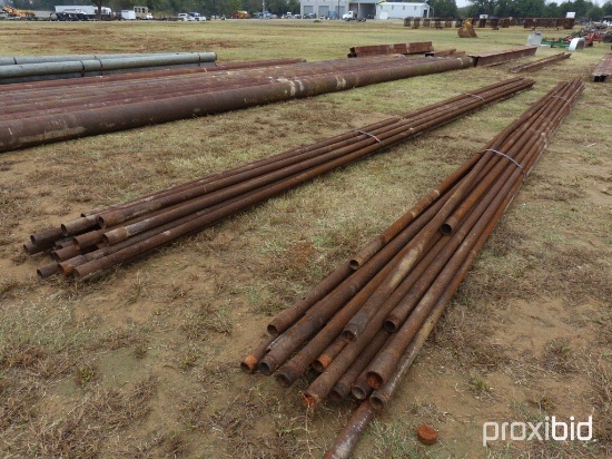 (2) BUNDLES 2 1/2" DRILL STEM PIPE;