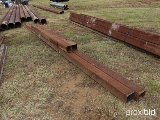 (4) STICKS 6" SQUARE TUBING;