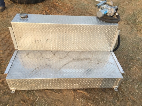 L SHAPED FUEL TANK WITH PUMP;