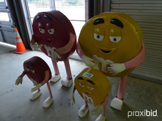 (4) METAL M&M'S