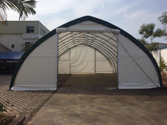 UNUSED 30'X40'X15' PEAK CEILING STORAGE BUILDING;