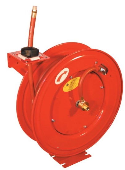 UNUSED 3/8"X50' AIR HOSE REEL;
