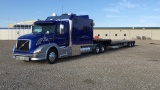 2008 VOLVO 670VNL TRUCK TRACTOR & 53' TRANSCRAFT;