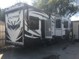 2015 VOLTAGE V3895 TOY HAULER TRAILER;