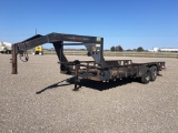 TEXAS BRAGG 20' T/A GOOSENECK TRAILER;