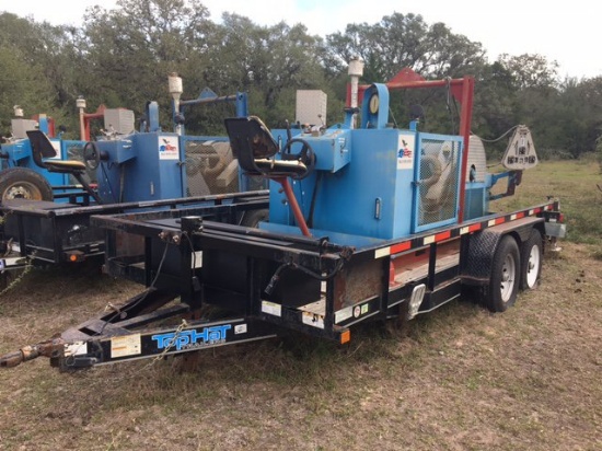 NOT SOLD 2011 TOP HAT 16' T/A WIRELINE TRAILER;