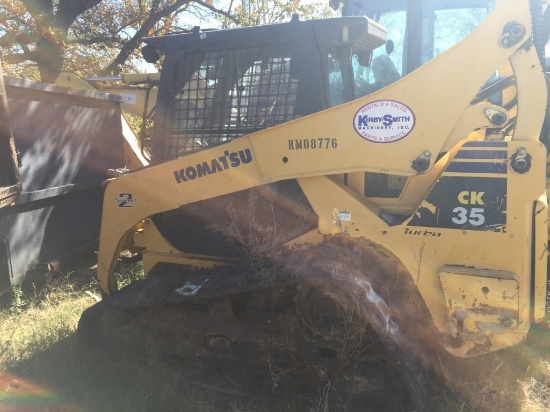 SOLD 2008 KOMATSU CK35-1 SKID STEER;