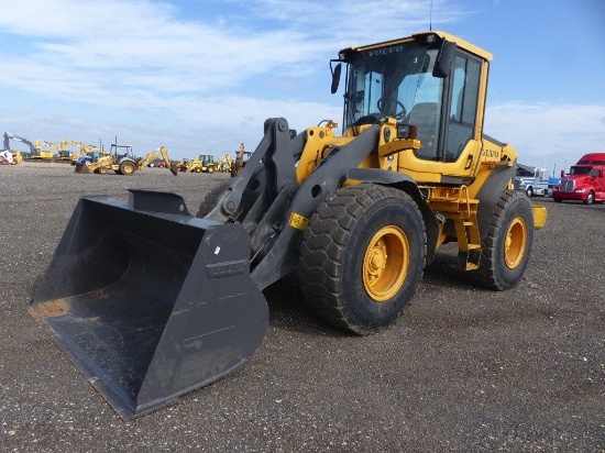 NOT SOLD 2011 VOLVO L60F RUBBER TIRE LOADER;