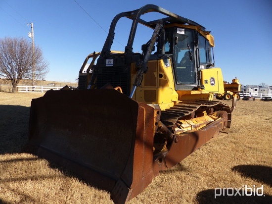 2012 JOHN DEERE 850K CRAWLER TRACTOR;