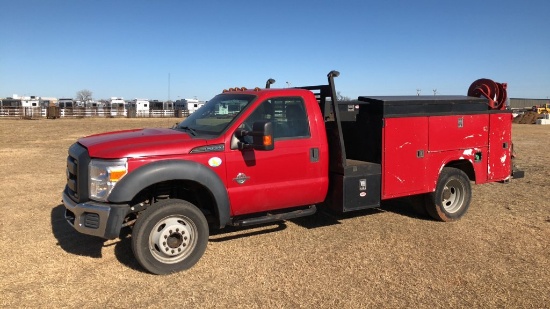 2011 FORD F550 SERVICE TRUCK;