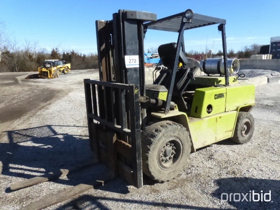 1990 CLARK CMP50SD FORKLIFT;