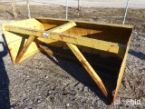 8' WIDE SNOW PLOW FOR LOADER;