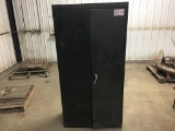 METAL CABINET & MISC ITEMS;