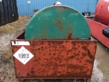 500 GAL GREEN FUEL TANK W/ CONTAINMENT;