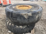 (2) LADER WHEELS AND TIRES18.00-25;