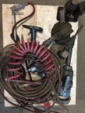 PALLET OF ASSORTED AIR TOOLS;