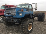 1985 FORD F800 CAB & CHASSIS;