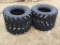 (4)UNUSED MAXAM 12-16.5 12 PLY SKID STEER TIRES;