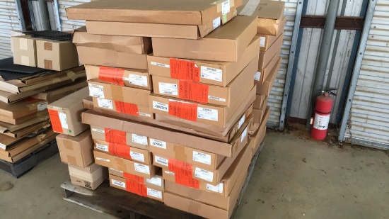 PALLET OF UNUSED GM RUBBER MATS;