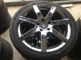 SET OF VOGUE 5 LUG WHEELS AND TIRES;