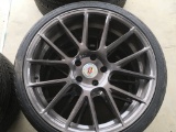 SET OF XO LUXURY 5 LUG STAGGERED WHEELS AND TIRES;