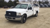 2007 FORD F350 SRW UTILITY TRUCK;