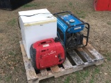 (2) GENERATORS; WHIRLPOOL MINI REFRIIDGERATOR;