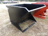 2 CUBIC YARD TRASH HOPPER FOR SKID STEER;