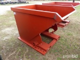 1.5 CUBIC YARD STACKABLE SELF DUMPING HOPPER;