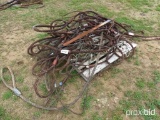 PALLET OF MISC CABLE SLINGS;