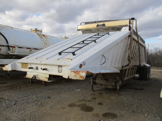 2008 CTS 42' T/A BELLY DUMP TRAILER;