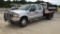 1999 FORD F450 CREW CAB FLATBED TRUCK