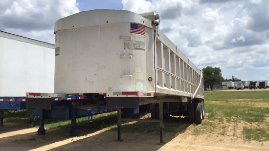 1992 TRAVIS BODY 35' T/A END DUMP TRAILER