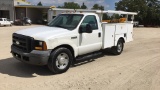 2006 FORD F350 REG CAB UTILITY TRUCK