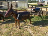 METAL DONKEY AND CART BBQ GRILLS