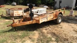 SHOP BUILT 10’ S/A UTILITY TRAILER