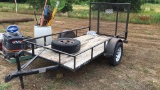 SHOP BUILT 5’X 10’ S/A UTILITY TRAILER