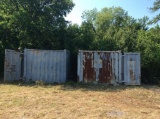 (2) 8x8x10 SHIPPING CONTAINERS