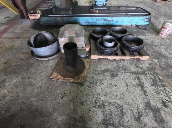 QTY OF SOLID FORKLIFT TIRES & MISC PARTS