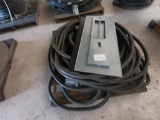QTY OF HIGH VOLTAGE CORDS & BREAKER BOX COVER
