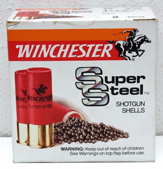 Full Box Winchester 12 Ga. 2 3/4" 2 Shot Steel Shotgun Shells