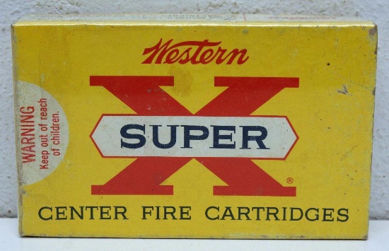 Full Vintage Box Western Super-X 7 mm Mauser (7x57) 175 gr. SP Cartridges