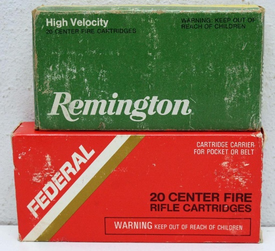(2) Full Boxes .30-30 Winchester 170 gr. SP Cartridges - (1) Federal and (1) Remington