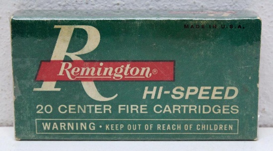 Full Vintage Box Remington .222 Remington 50 gr. SP Cartridges