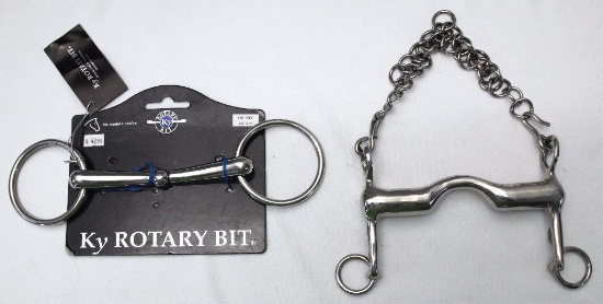 KY Rotary Loose Ring Bit and Weymouth Dressage Bit
